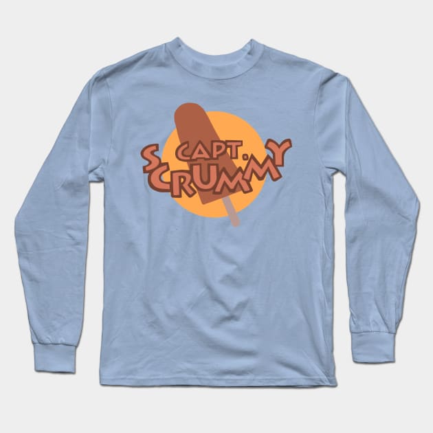 Capt. Scrummy's Below Par Ice-cream Long Sleeve T-Shirt by spookyruthy